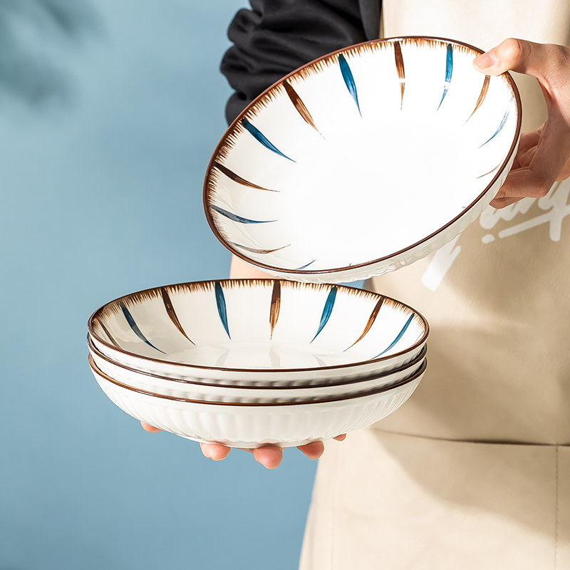 新款网红餐盘家用陶瓷盘子