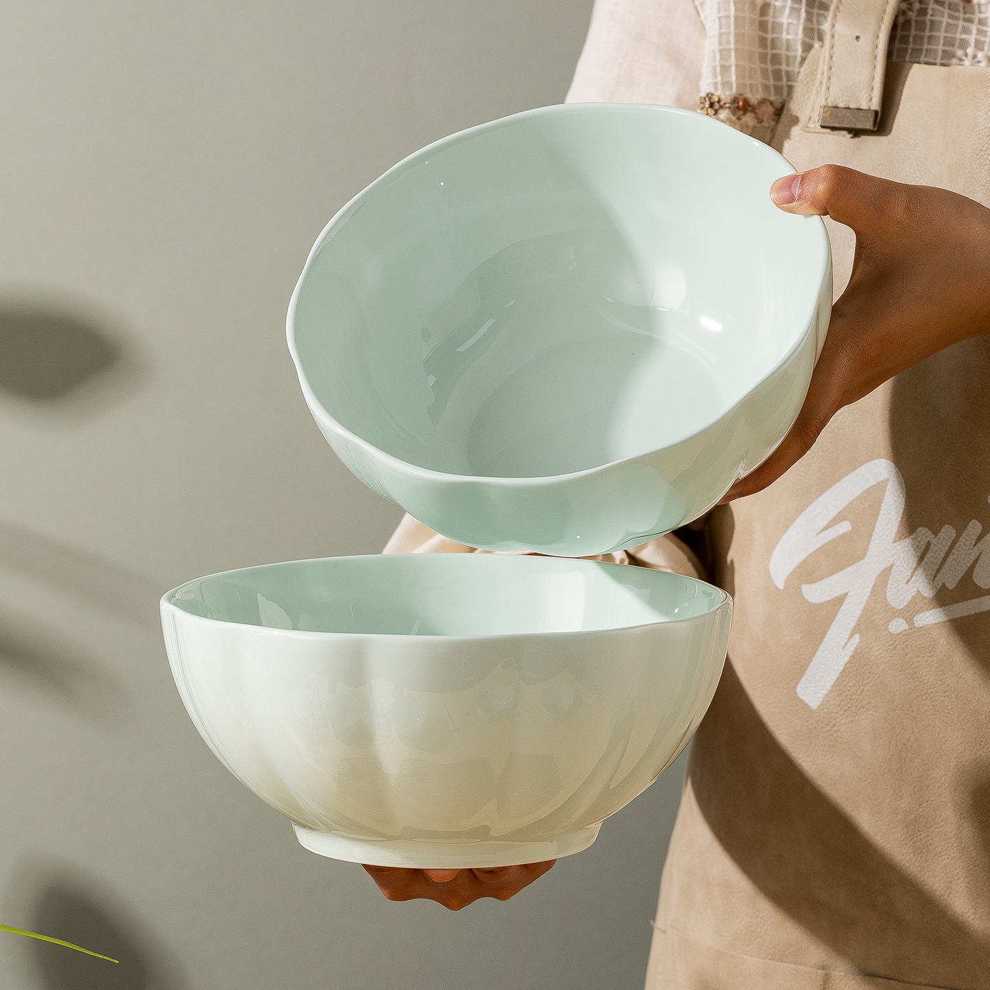 南瓜大汤碗家用耐高温餐具