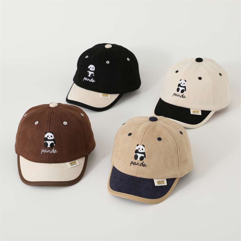 超萌熊猫儿童帽子秋冬防风