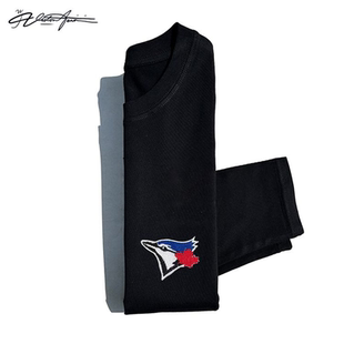 【刺绣】美国棒球联赛多伦多蓝鸟刺绣长袖T恤打底衫夏季百搭春秋