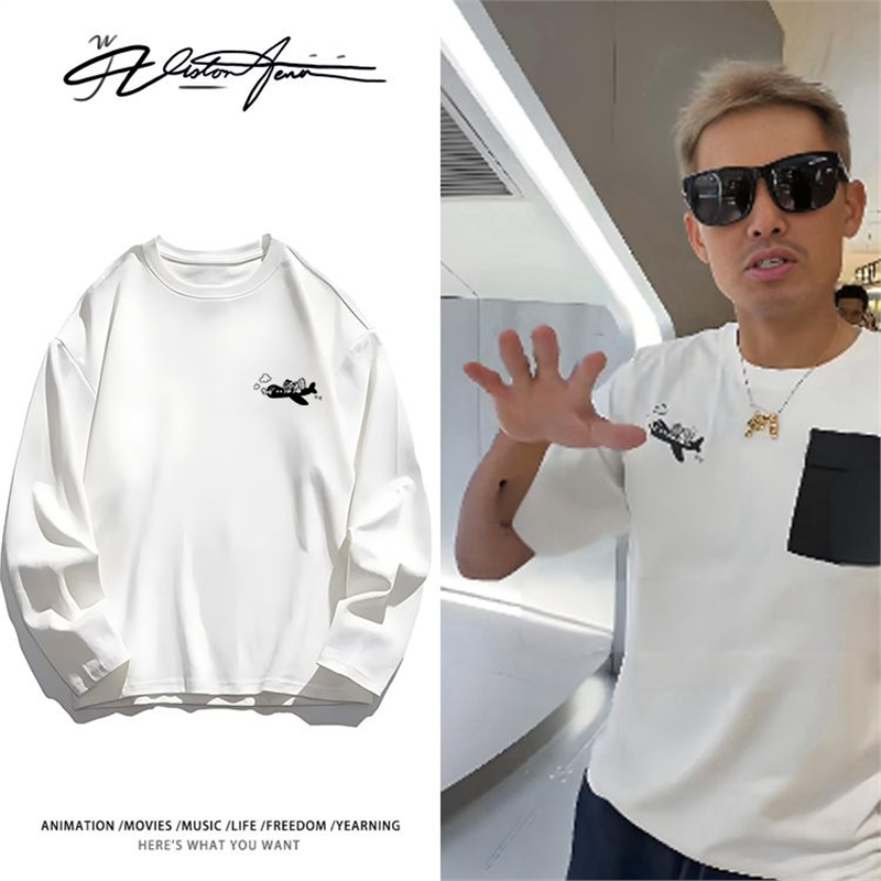 林丹杯李林丹同款印花粉丝应援长袖T恤打底衫夏季百搭