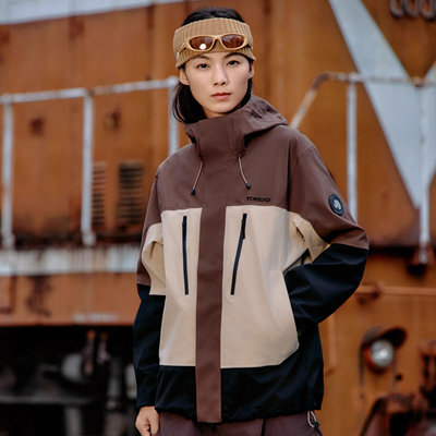 探路者极光加厚加绒冲锋衣户外