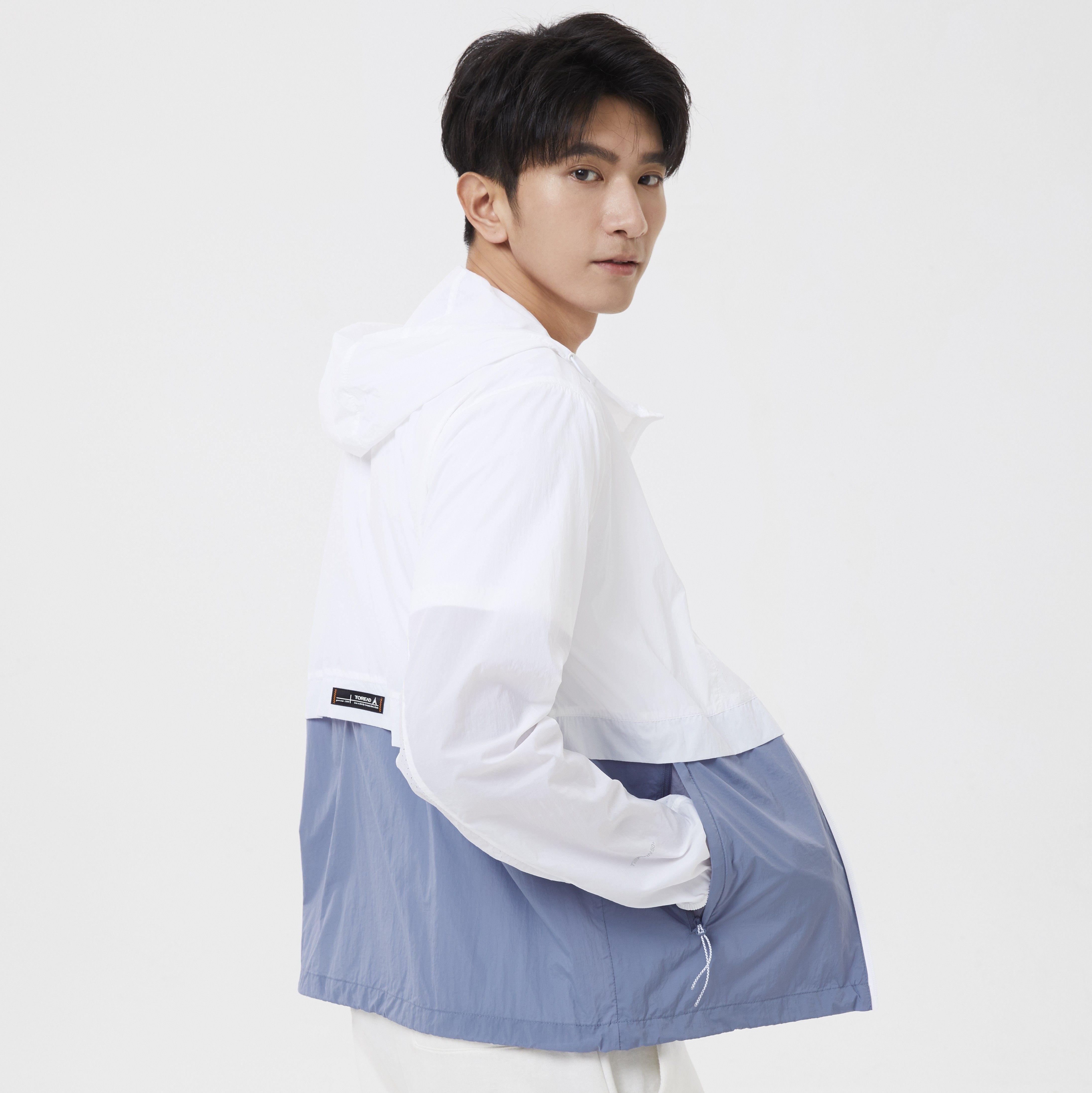 皮肤衣男探路者户外防泼水骑行徒步钓鱼超薄透气外套防紫外线遮阳