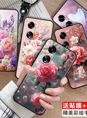 luckrider适用于oppoa1活力版手机壳欧珀a1活力版春日a58女神a58x防摔PHJ110花卉0ppoa1活力版软胶a1x保护套a