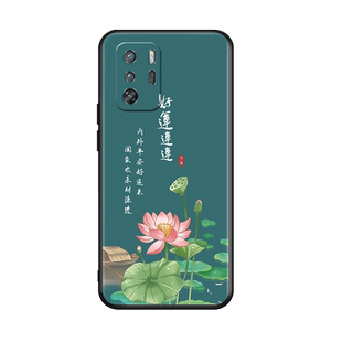 luckrider适用于红米note10pro创意磨砂5g彩绘手机壳m2104k10ac新款全包防摔个性软壳nato10pro网红redmi保护