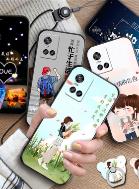 luckrider适用于VIVOS10手机壳送钢化膜vivo s10日系风保护套vivi步步高S10全包边女壳。v2121a软硅胶防摔v v