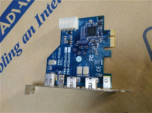 FW643 IOI台湾 LSI PCIE1X21A 1394B采集卡800M工业视觉相机 FWB