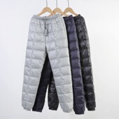 棉裤 羽绒裤 东北男士 修身 男外穿加厚高腰宽松保暖户外运动青年冬季