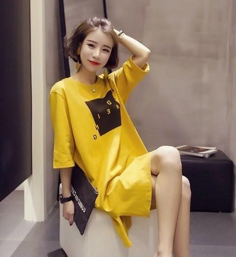 2019年新款夏装连衣裙今年流行夏款女装好看漂亮夏天韩版夏季衣。在类目 女装/女士精品, T恤中 - 来自Buy2taobao.com提供专业的淘宝代购服务