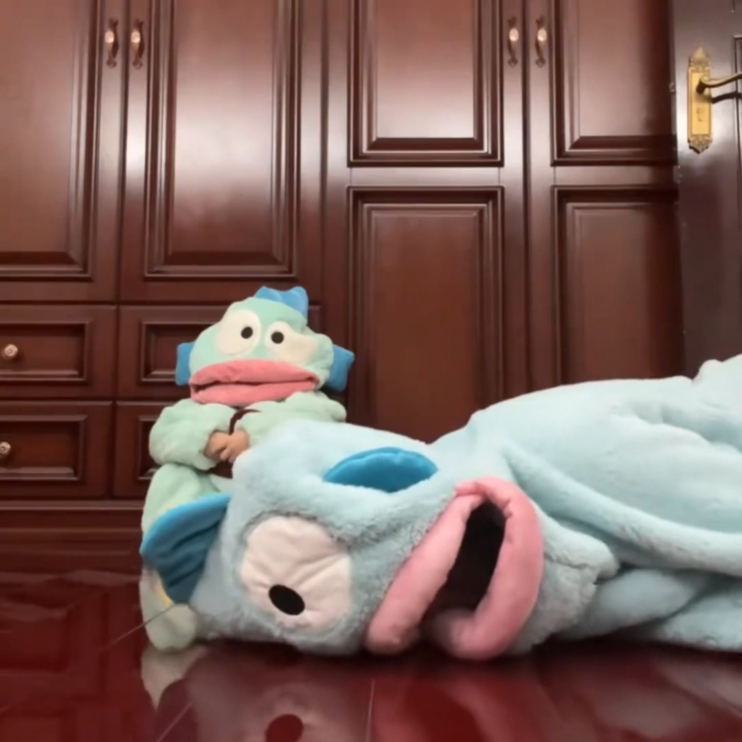 小丑鱼睡衣丑鱼睡衣女款秋冬睡衣睡袍/浴袍