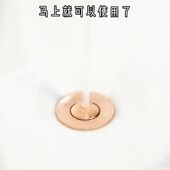 按压式 弹跳芯下水器洗手池通用防堵防虫防臭翻板塞过滤神器