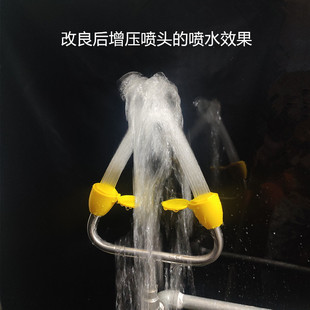 墙洗眼器墙式 双简易接入洗眼器紧急验厂壁挂式 口不锈钢水龙头增压