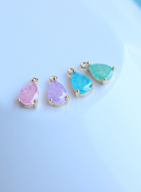 女包金镶嵌锆石满天星锆石吊坠