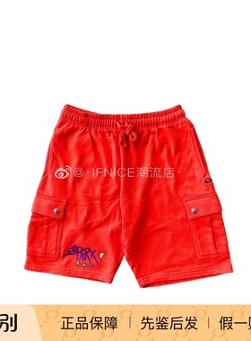 Chrome Hearts 克罗心 Mattyboy 涂鸦爱心 红色口袋短裤