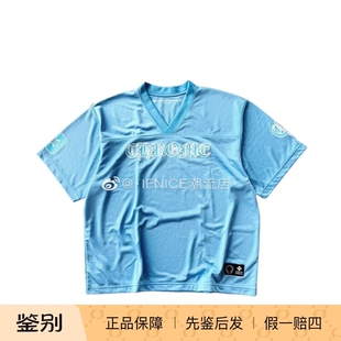 Chrome Hearts 克罗心 冰蓝色 冰球服 短袖 球衣 运动T恤