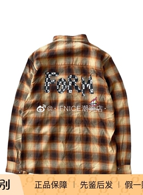 Chrome Hearts 克罗心 Matty boy 涂鸦Form 黄格子衬衫