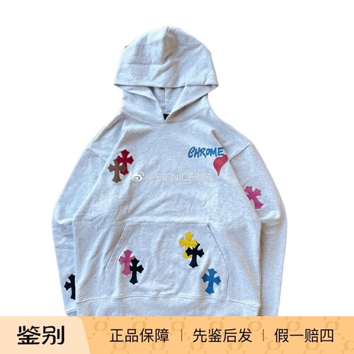 CHROMEHEARTS帽衫克罗彩皮涂鸦