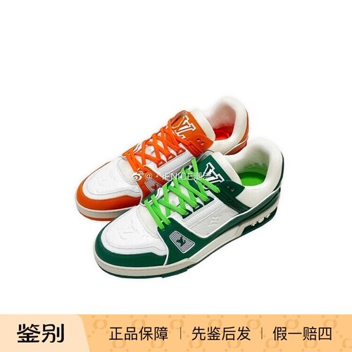 现货浮雕彩色logo运动鞋