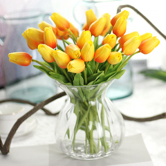 cỏ giả Pu Tulip Hoa Nhân Tạo Đồ Trang Trí Phòng Khách Phong Cách Châu Âu Hoa Nhân Tạo Chậu Hoa Trang Trí Hình Dã Ngoại Hoa Nhân Tạo cây cảnh giả trang trí phòng khách hoa sen giả cao cấp