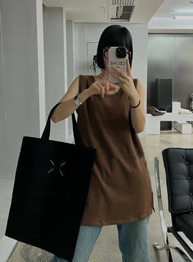 开叉百搭显瘦宽松背心内搭