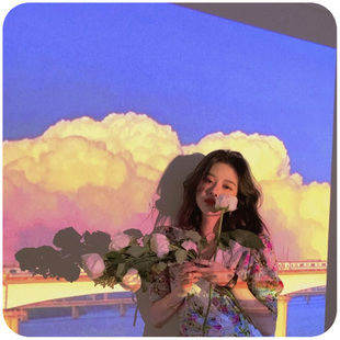 ins风景投影灯网红拍照背景墙装 饰场景布置氛围道具生日投影仪