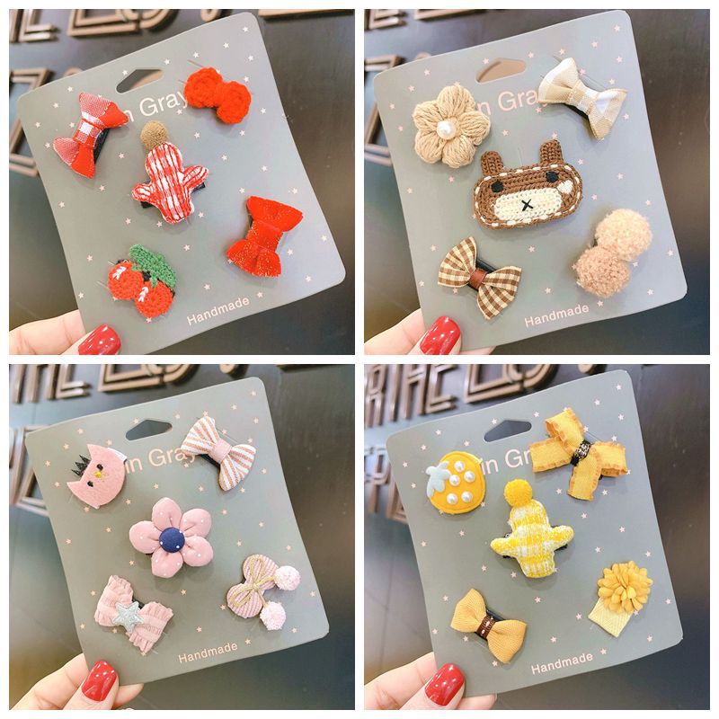 婴儿女宝宝发卡头饰韩国汗毛夹