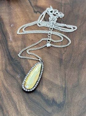 欧美外贸原单品牌孤品森女文艺范复古VINTAGE项链高级感毛衣链