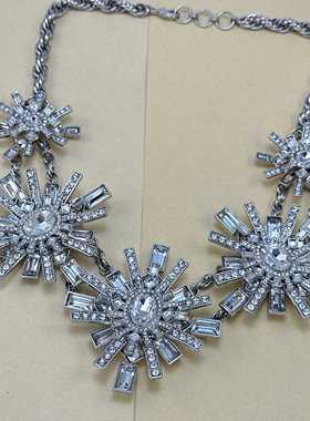 欧美饰品夸张时尚太阳短款项链