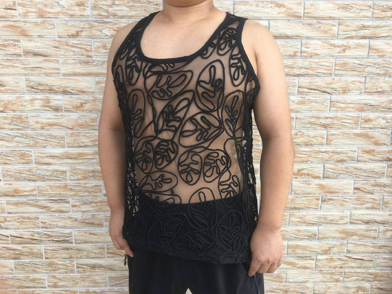 美植绒绳子背心