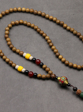 木珠毛衣链民族风挂件