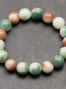 菩提根手串清新自然水墨彩手链