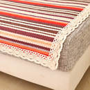简约现代粗布沙发垫四季 通用定做防滑组合沙发坐垫棉麻沙发垫布巾