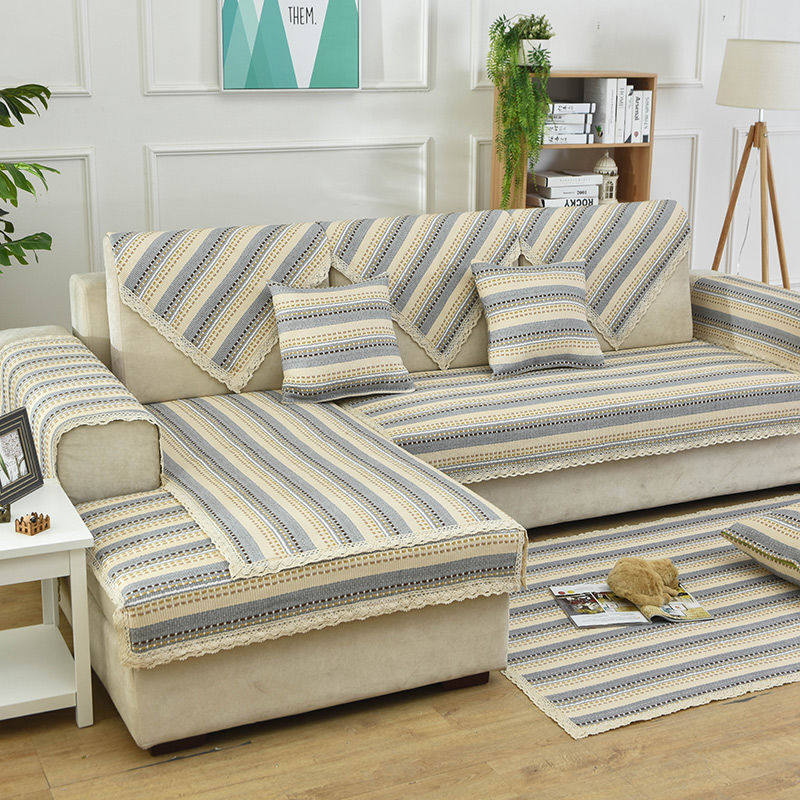 现代简约粗布沙发垫四季通用定做防滑布艺四季坐垫棉麻沙发套罩巾,居家布艺,沙发垫,淘宝优惠券,粉丝福利购,淘宝优惠卷