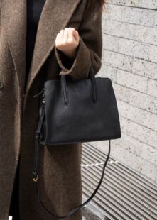 大牌头层牛皮托特手提包女26新时尚通勤大容量真皮伯克单肩斜挎包