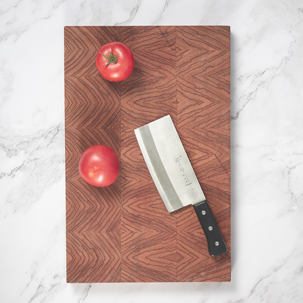 端纹菜板无蜡无漆非洲红玫瑰木加厚砧板防霉抗菌案板高档不二木作