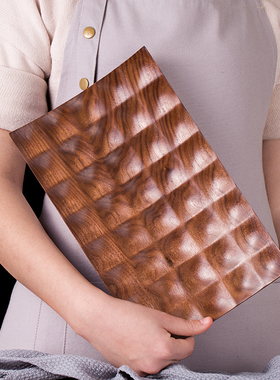 格格果盘【不二木作】  设计师款手工木艺实木北美进口黑胡桃木盘