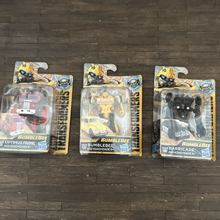 正版变形金刚小比例迷你擎天柱大黄蜂路障变形车盒装吊卡