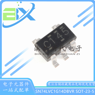 SN74LVC1G14DBVR 丝印C145 SOT 单路施密特触发反相器芯片