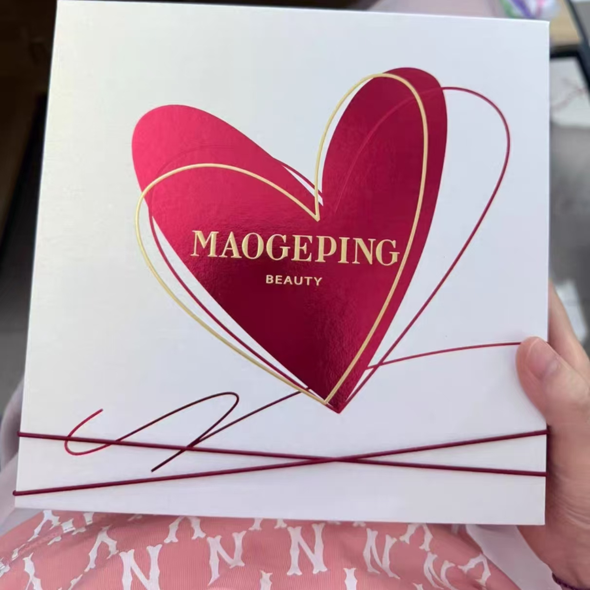 毛戈平专柜购物袋纸袋礼品袋手提袋化妆包空礼盒袋子专柜袋