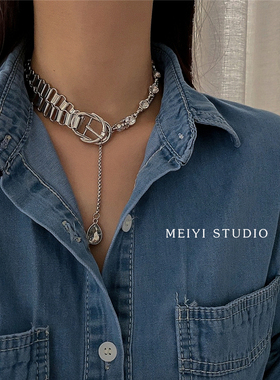 meiyi奢华潮女舞会晚宴配饰项链