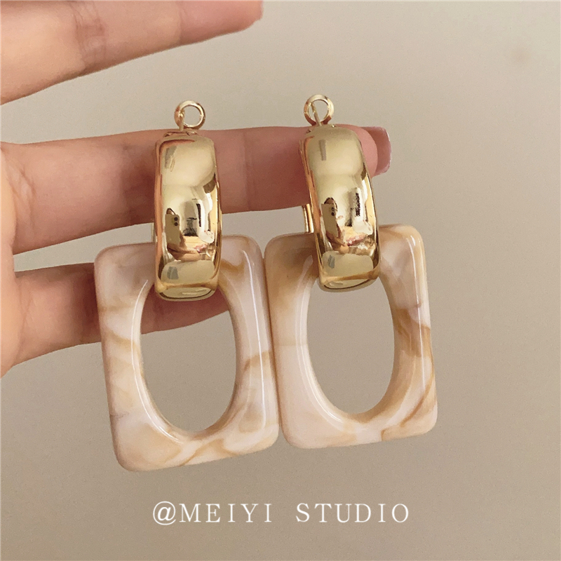 MEIYIJEJORY日韩合金树脂女耳环
