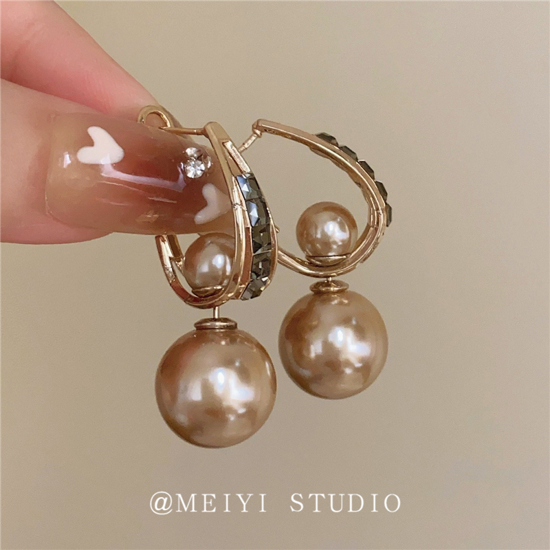 MEIYIJEJORY日韩合金珍珠女耳环