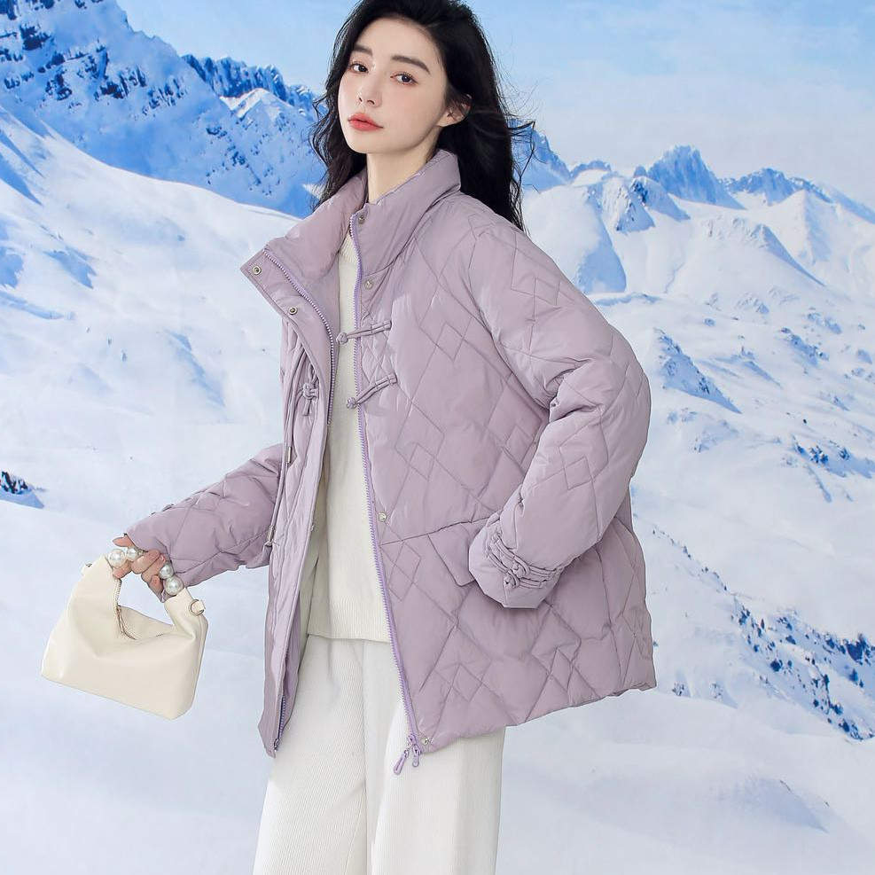 大码羽绒服女装2024新款显瘦