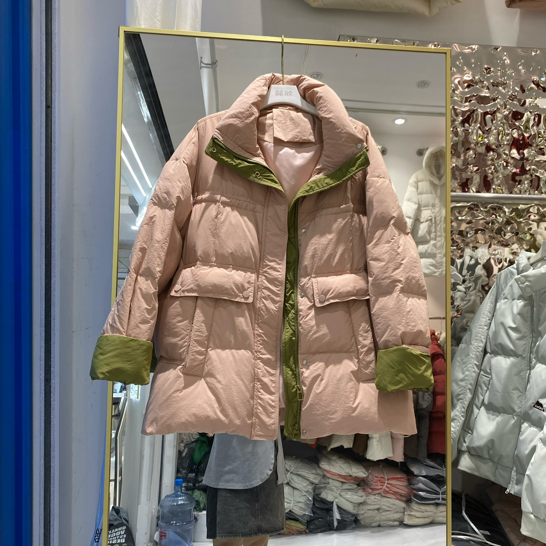 羽绒服女2024年韩版立领加厚