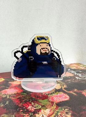 Steam潜水员戴夫 DAVE THE DIVER游戏周边 亚克力挂件 钥匙扣立牌