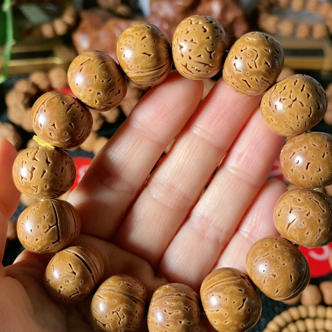 手工打磨苹果圆桃核光珠151717,饰品/流行首饰/时尚饰品新,小众木作,淘宝优惠券,粉丝福利购,淘宝优惠卷