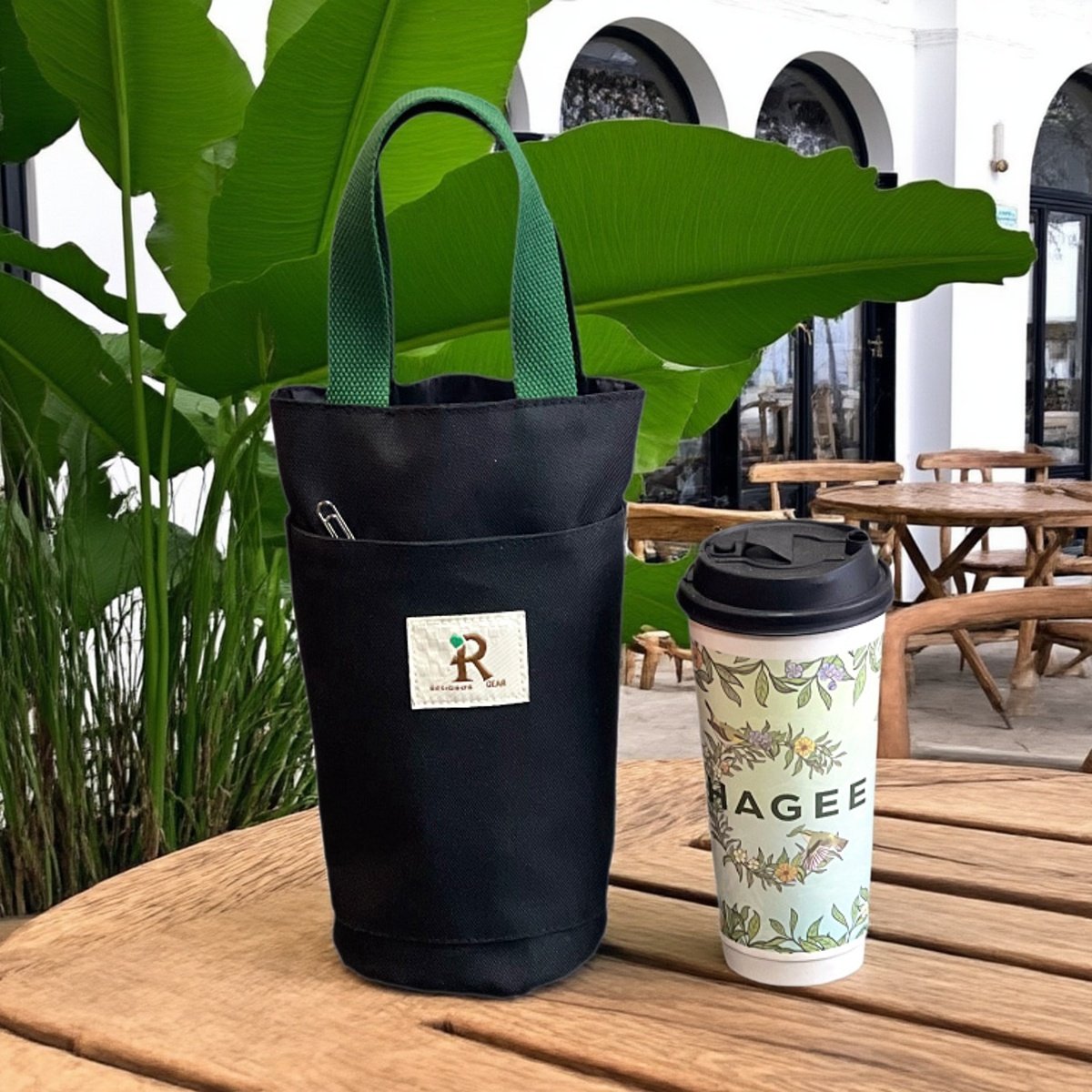 多层口袋水杯袋子通用杯套小布袋焖烧杯壶罐保护套便携手拎收纳包