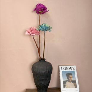 【银莲花】【白玉牡丹】手工干花永生花客厅玄关装饰摆件拍照道具