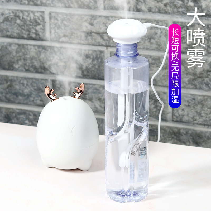 跨境小电器魔法棒USB加湿器 创意家电水瓶盖香薰空气净化雾化器