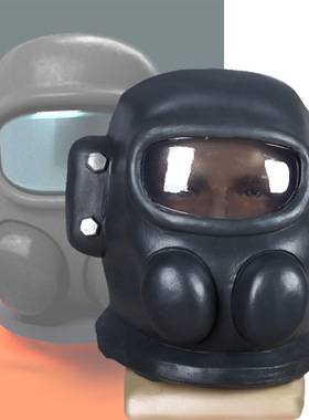 Lethal Company 致命公司乳胶面具头盔万圣节头套cosplay装扮道具